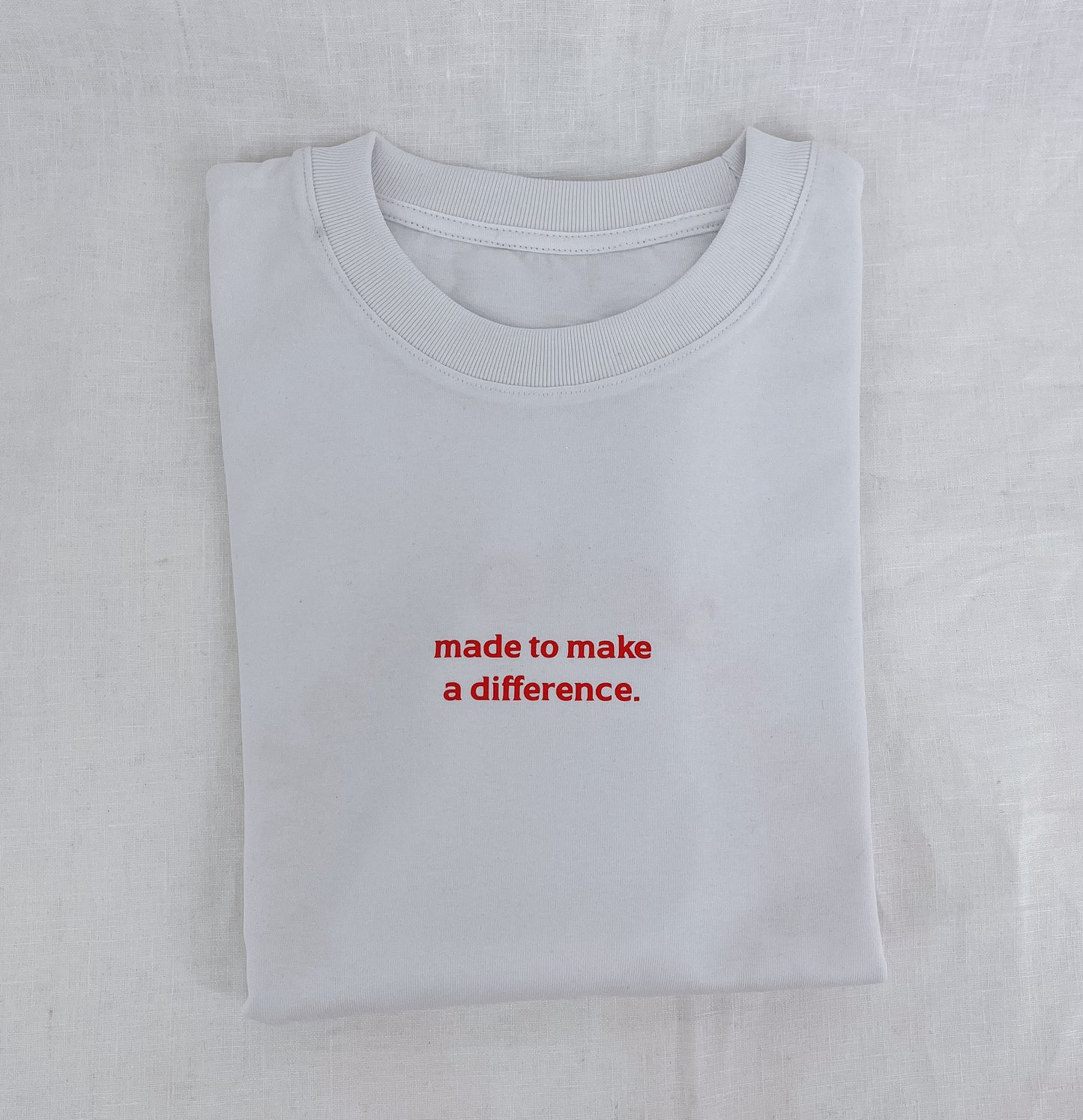 Damen T-Shirt “made to make a difference"