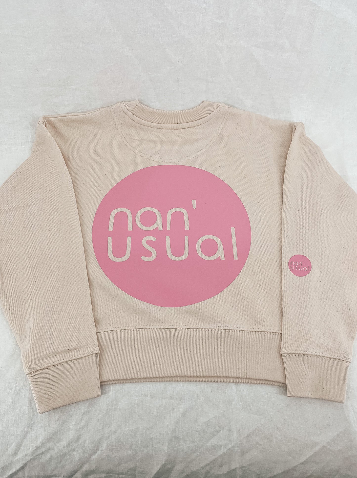 Damen Pullover "choose happiness" (rosa Print)