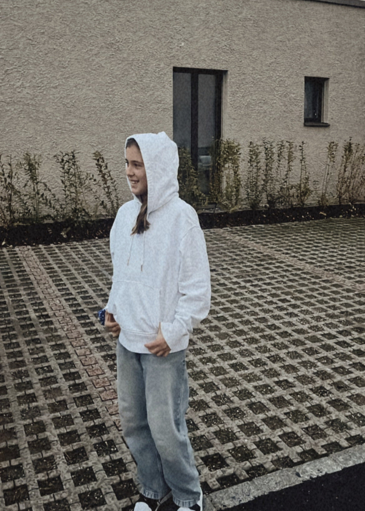 Unisex relaxed Hoodie "don’t kill my vibe" (Lila Print)
