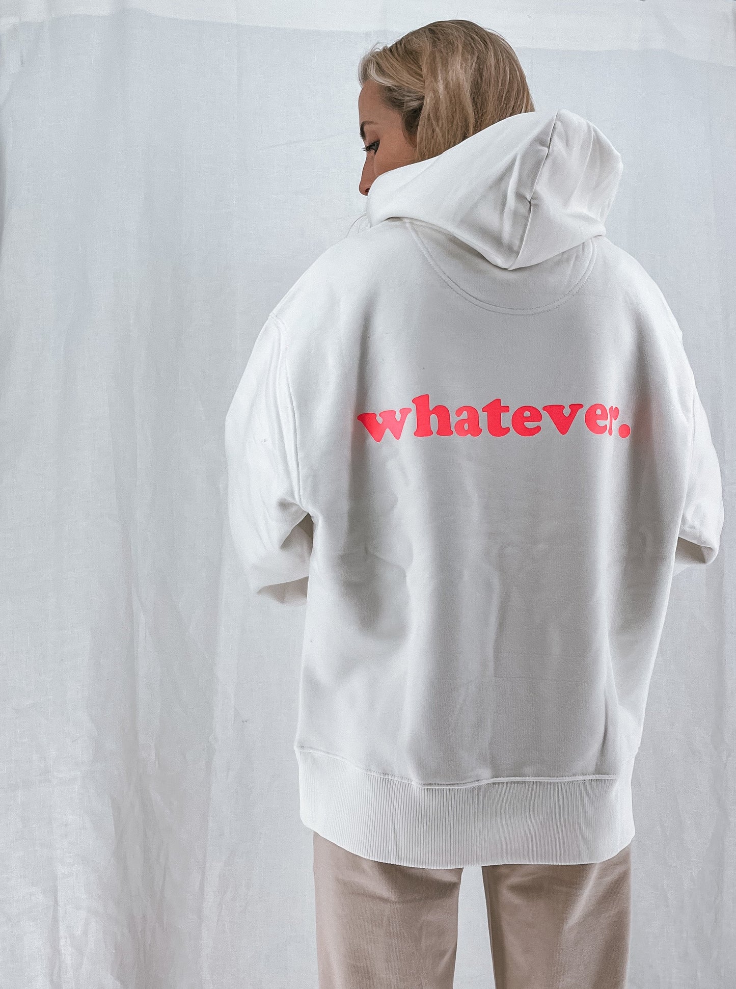 Unisex relaxed Hoodie "whatever."