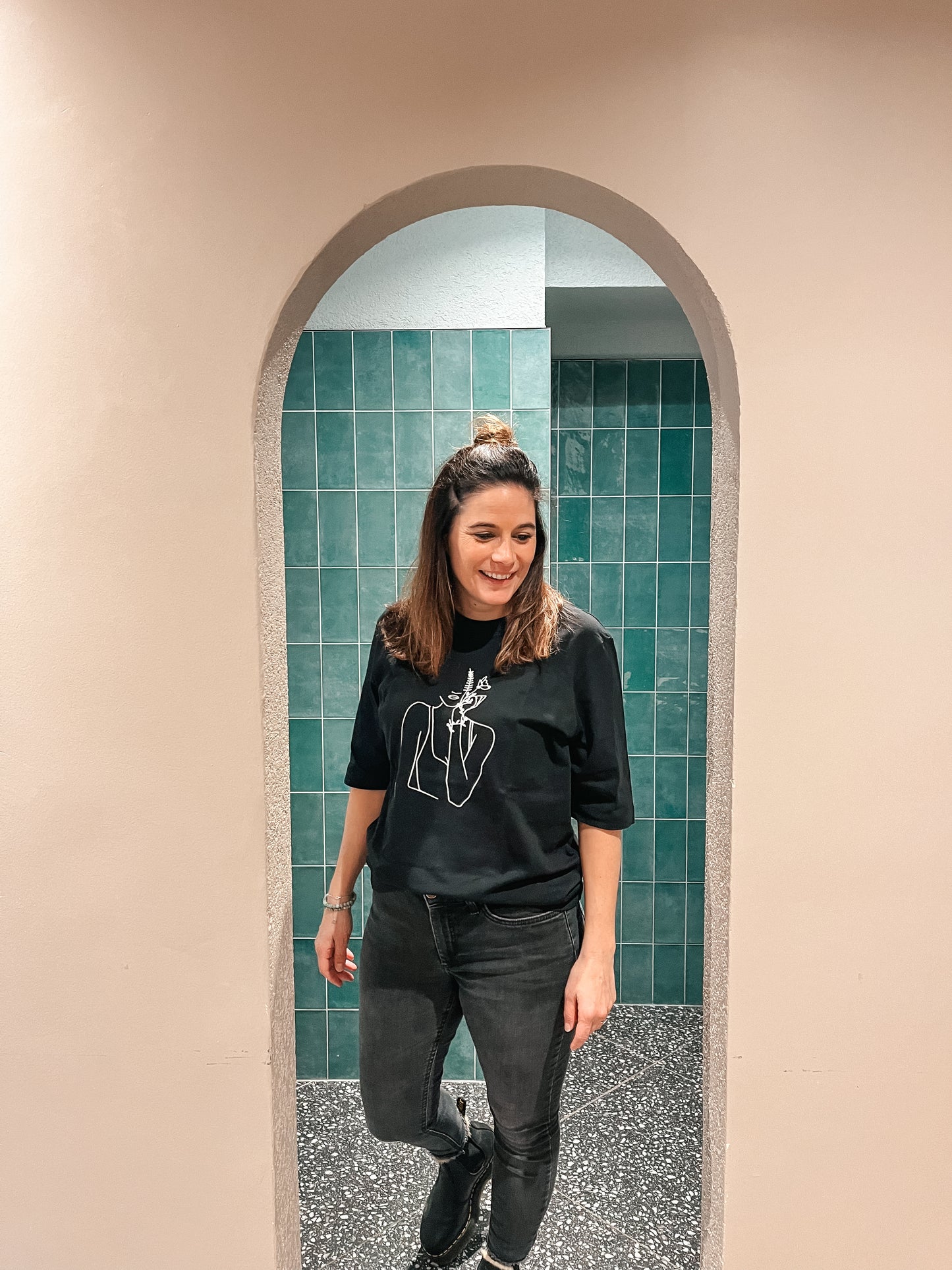 Damen T-Shirt “Flower Woman"