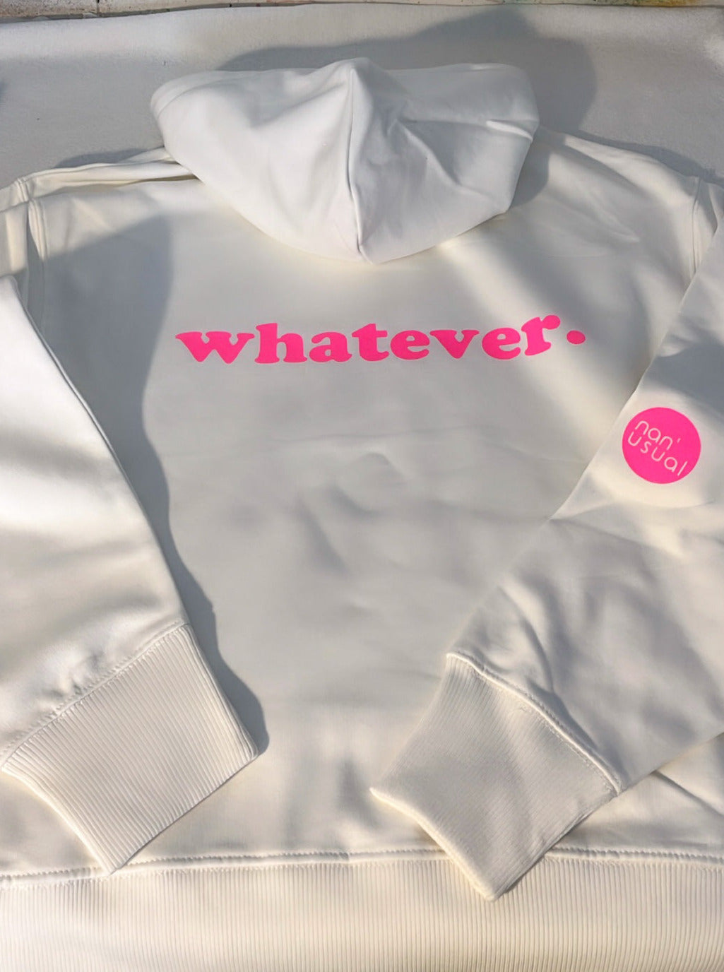 Unisex relaxed Hoodie "whatever."