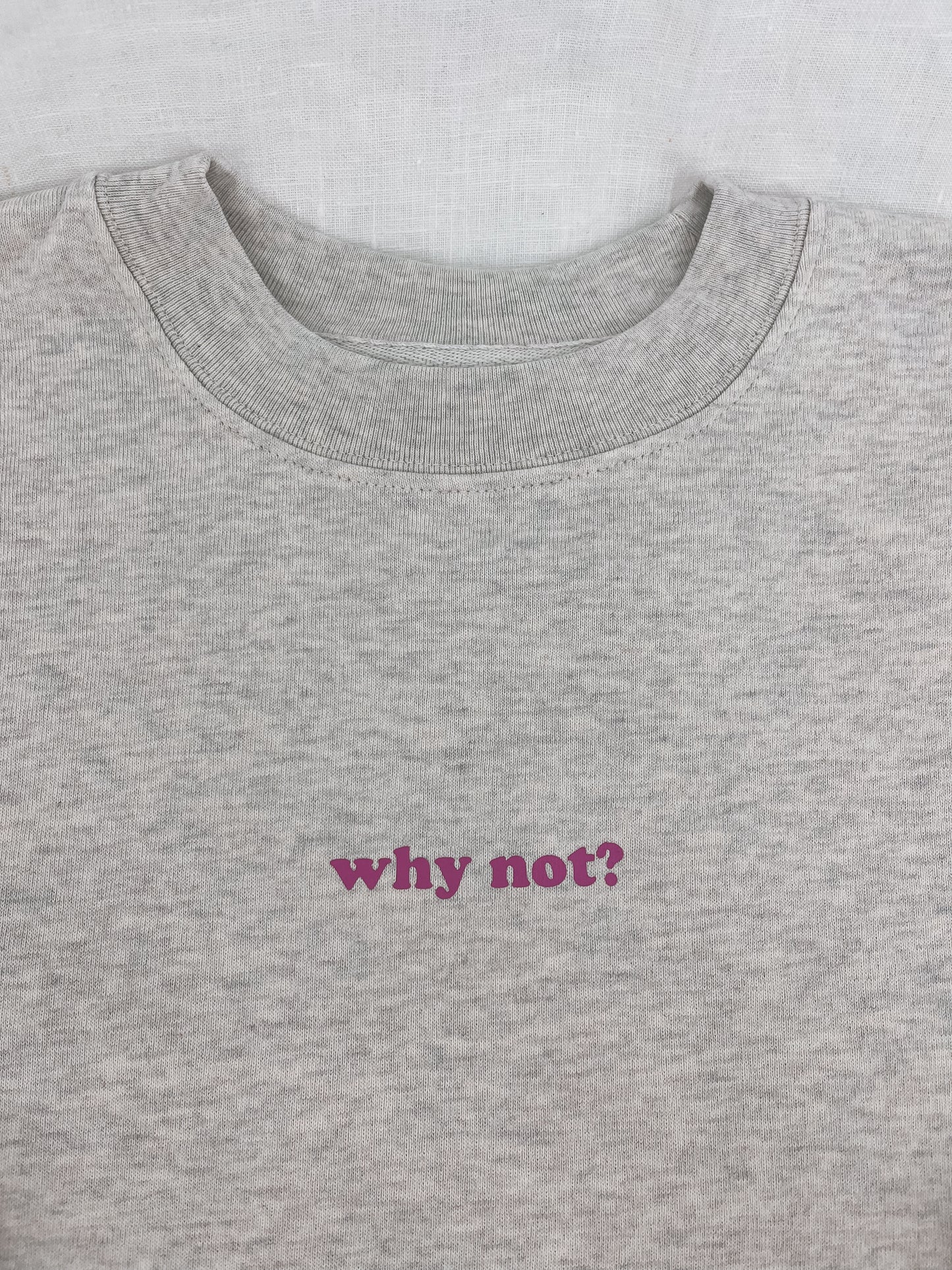Damen Pullover "why not?"