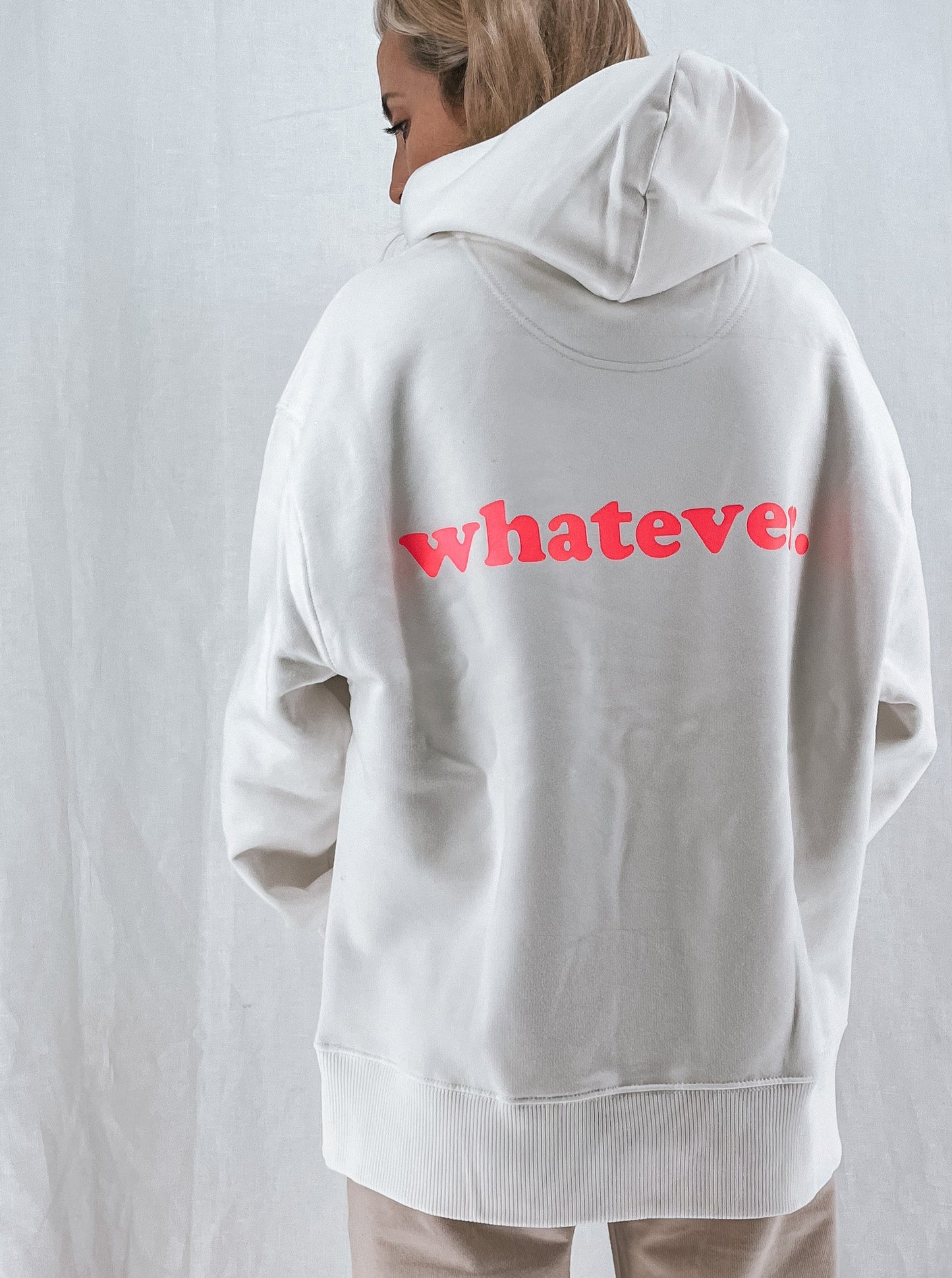 Unisex relaxed Hoodie "whatever."