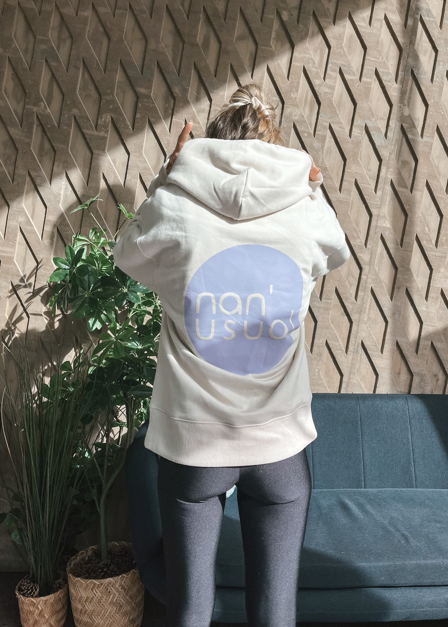 Unisex relaxed Hoodie "choose what brings you peace." he