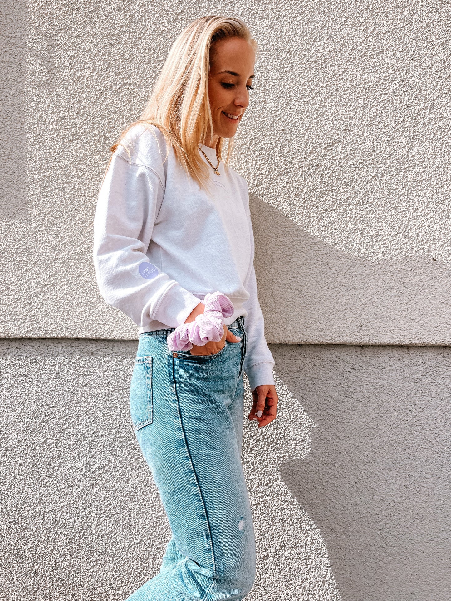 Damen Pullover "fall in love with moments."