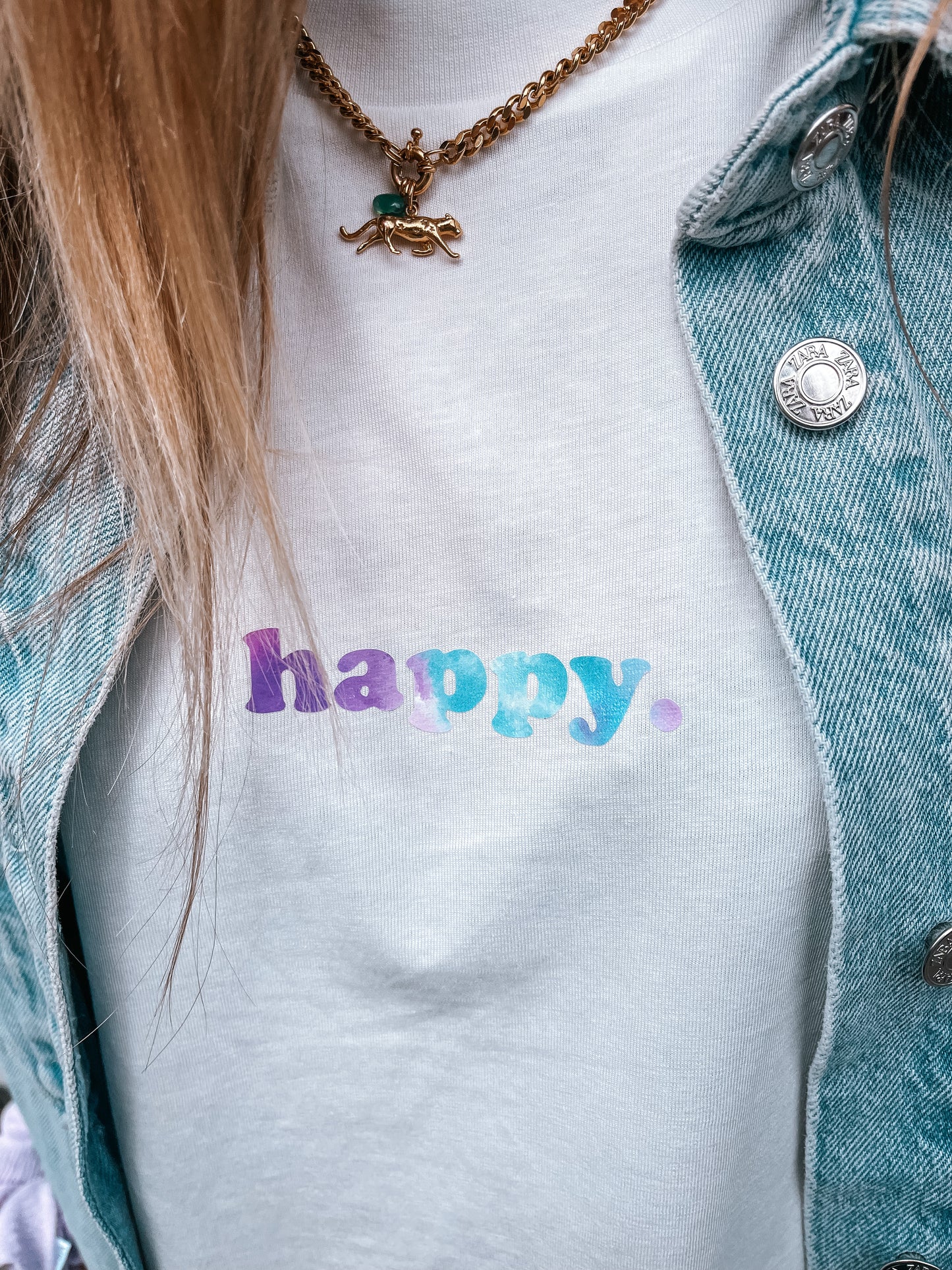 Unisex Relaxed T-Shirt “happy.”