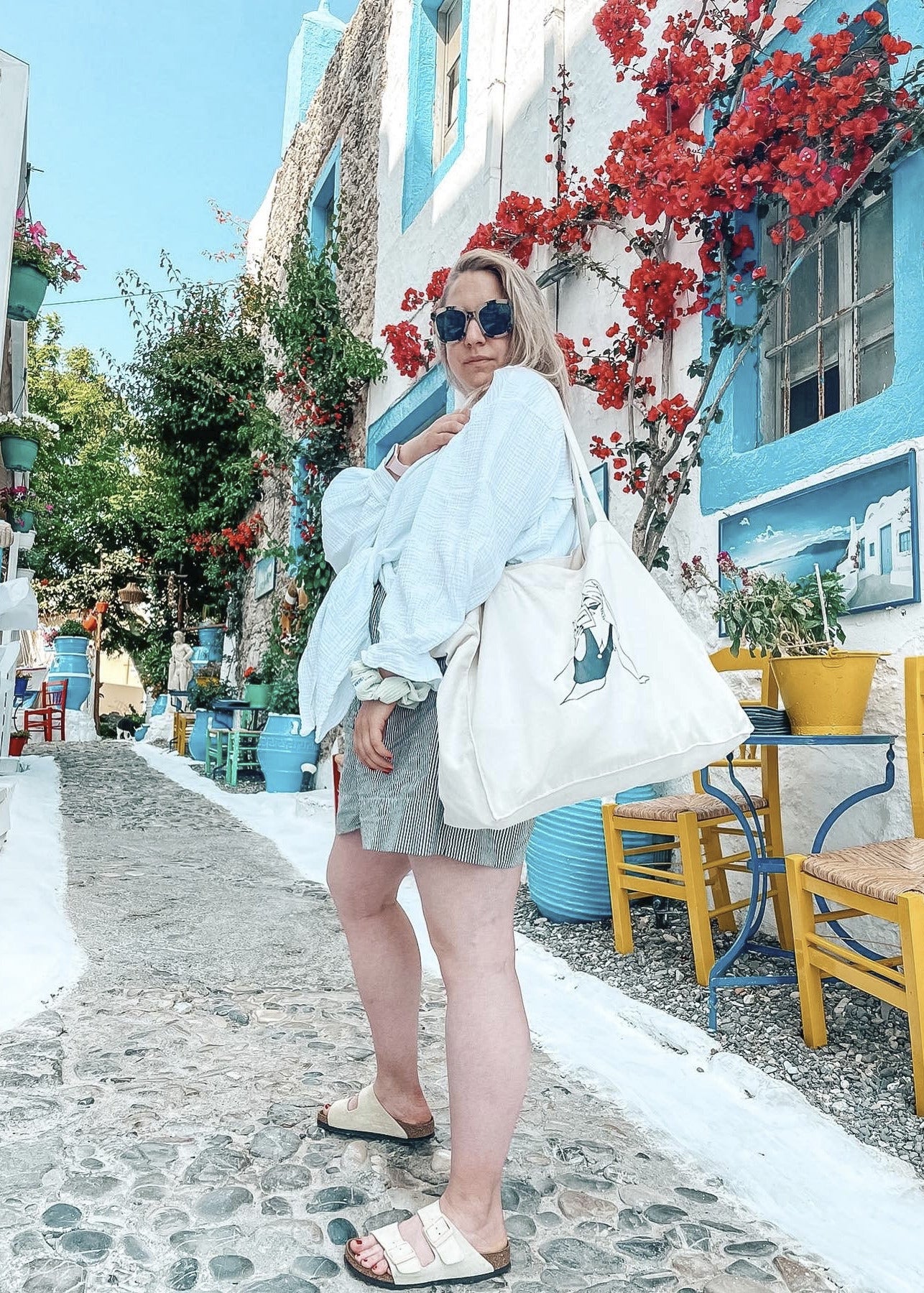 Stofftasche "Beach Woman"