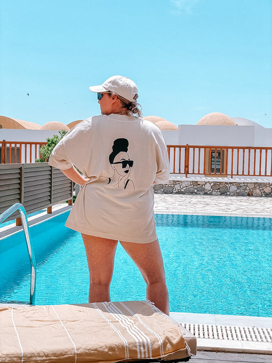 Unisex oversize T-Shirt “Woman Face”