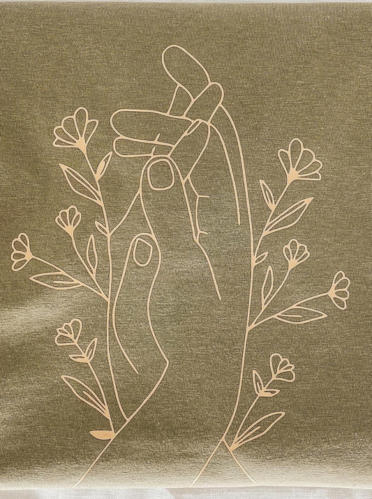 Unisex T-Shirt "Flower Hands"