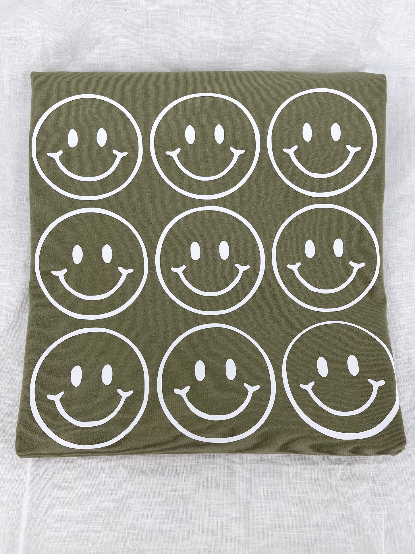 Unisex T-Shirt "Smiley" (Print ist weiss)