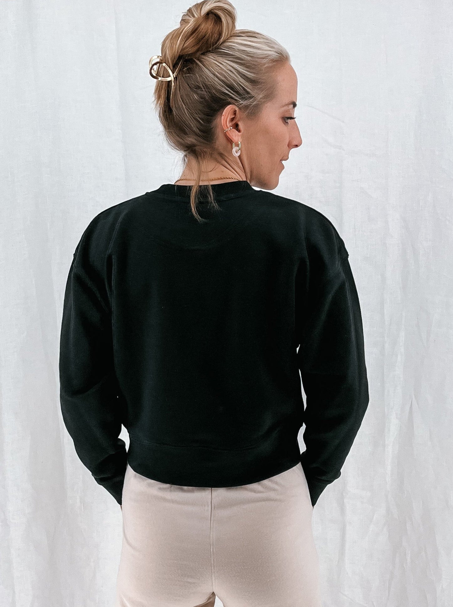 Damen Pullover "hakuna matata" (weisser Print)