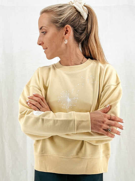 Damen Pullover "Independent" (weisser Print)