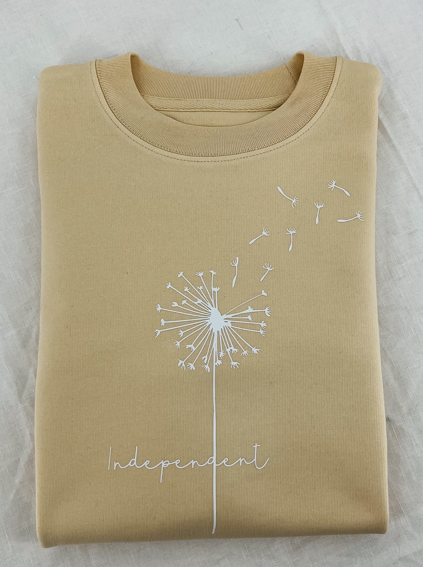 Damen Pullover "Independent" (weisser Print)