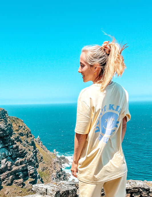 Unisex T-Shirt "don’t kill my Vibe" (Print ist Lila)