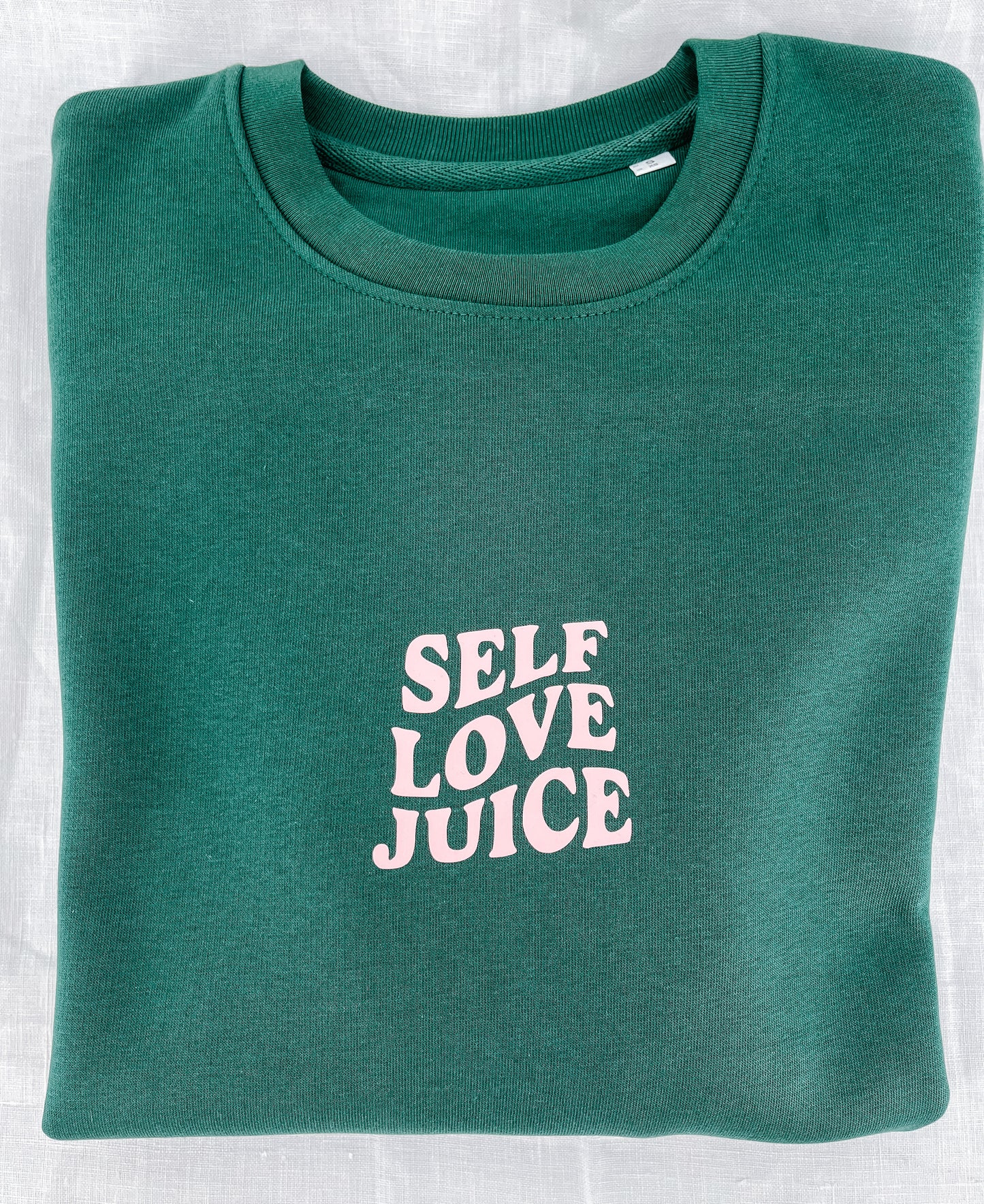 Unisex Pullover "self love juice" (rosa Print)