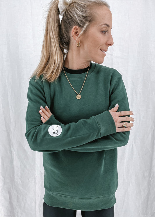 Unisex Pullover "I have no Idea" (weisser Print)