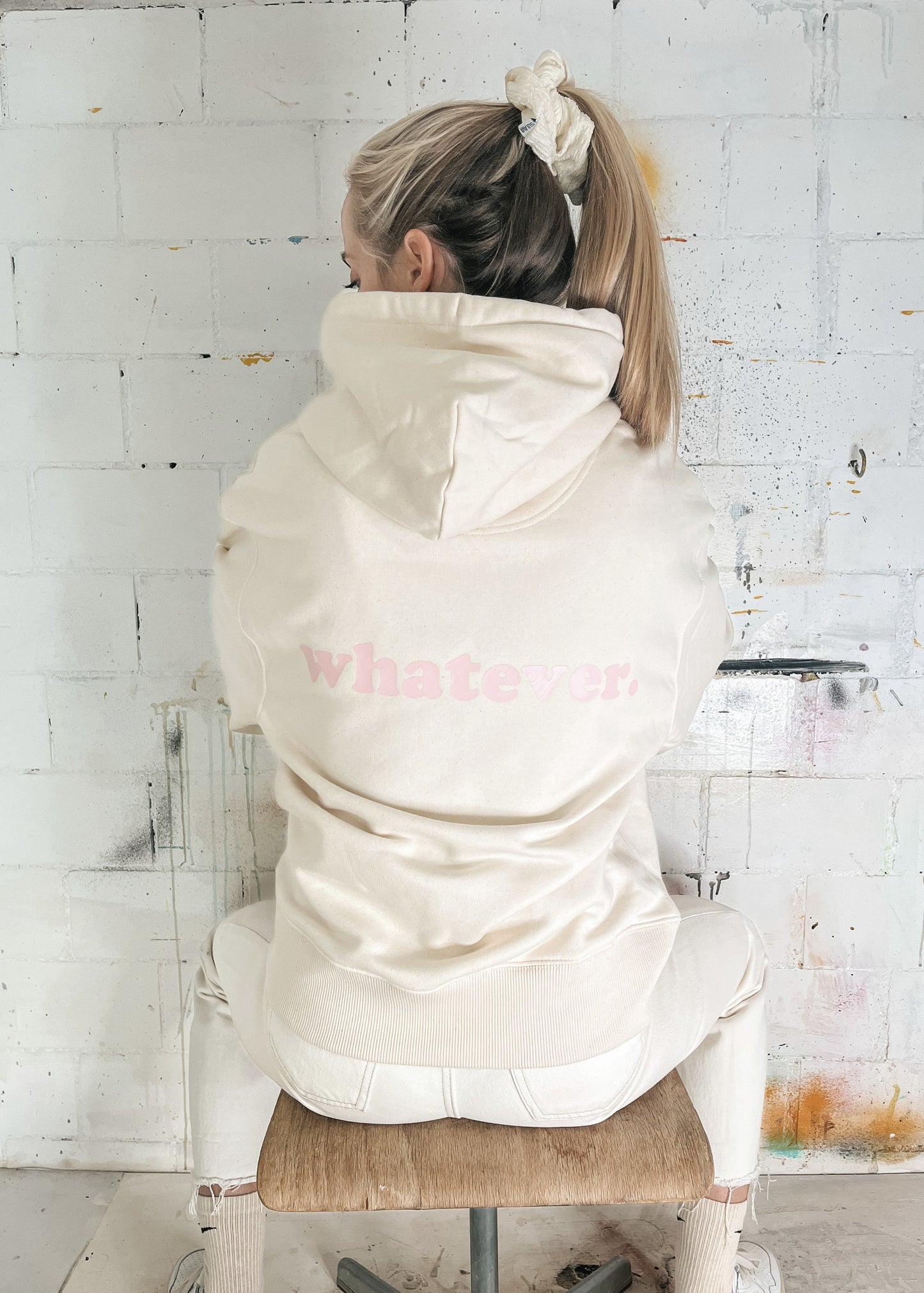 Unisex relaxed Hoodie "whatever."