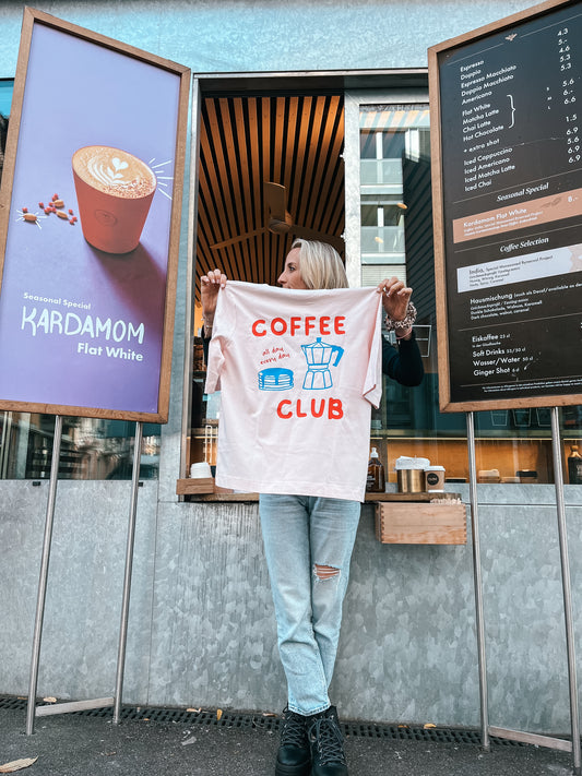 Damen T-Shirt “coffee club”