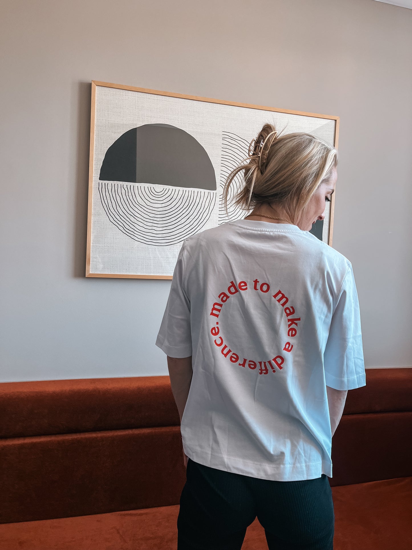 Damen T-Shirt “made to make a difference"
