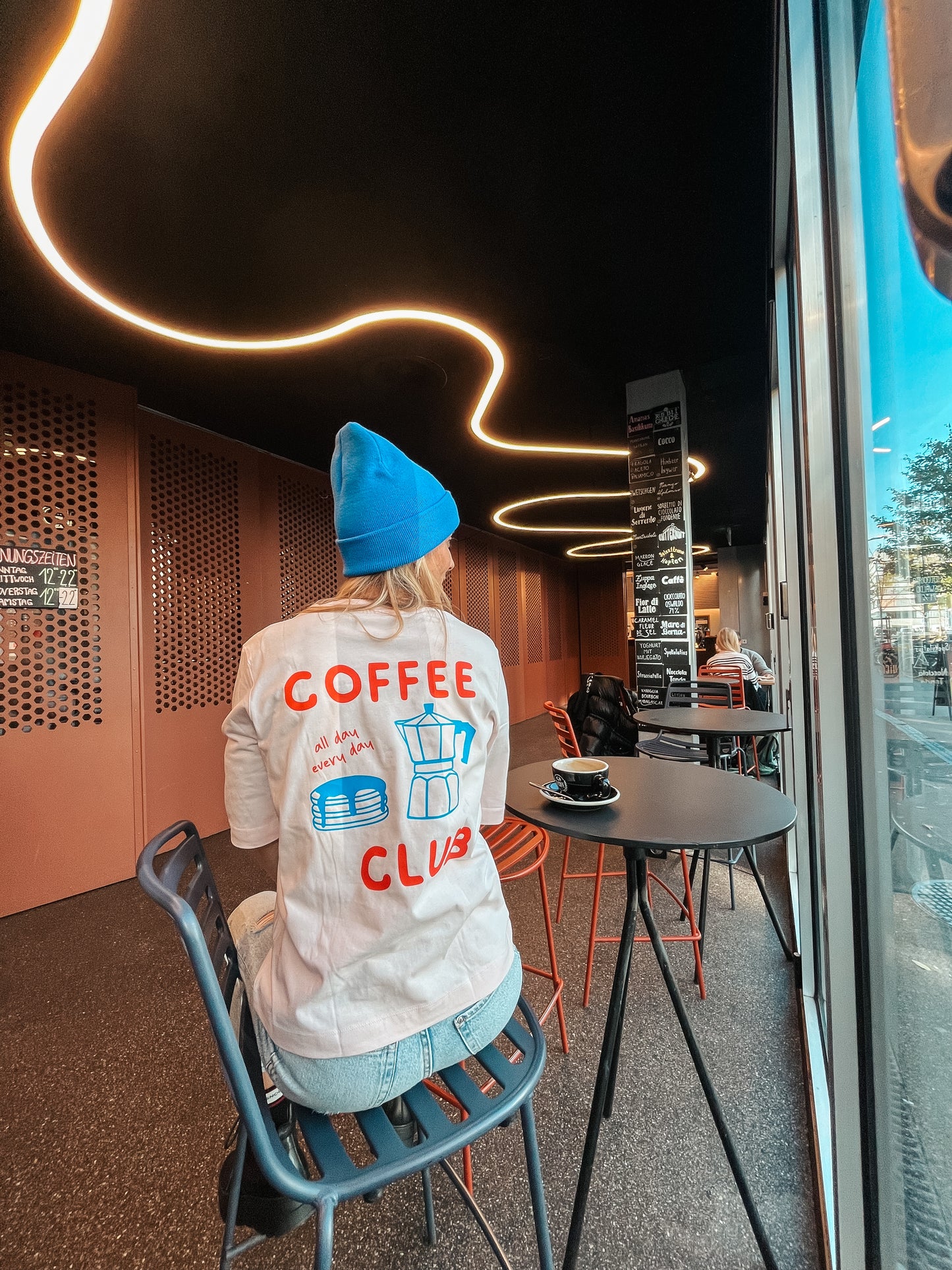 Damen T-Shirt “coffee club”