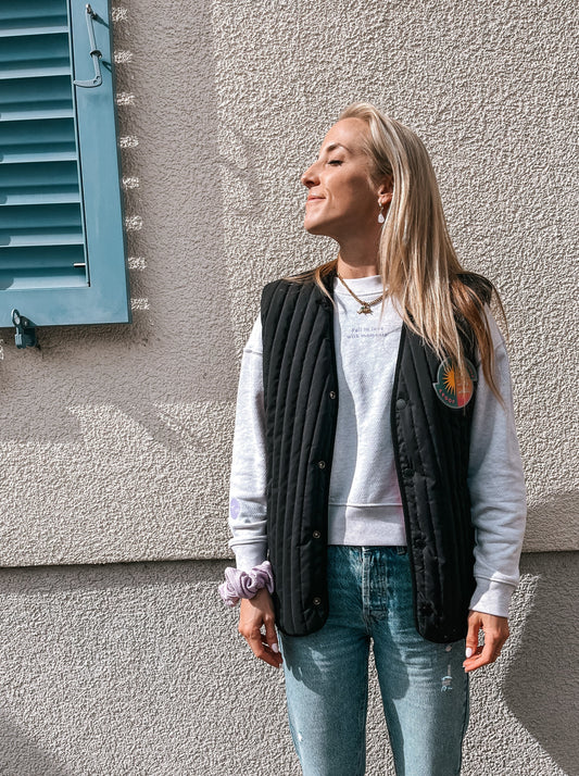 Damen Pullover "fall in love with moments."