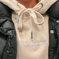 Unisex relaxed Hoodie "choose what brings you peace." he