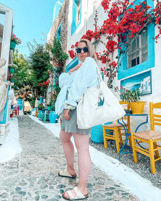 Stofftasche "Beach Woman"