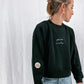 Damen Pullover "pura vida" (beiger Print)