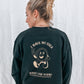 Damen Pullover "I have no idea" (beiger Print)