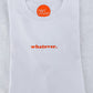 Unisex T-Shirt "whatever" (Print ist Orange)