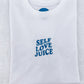 Unisex Relaxed T-Shirt “self love juice” (Print ist Blau)