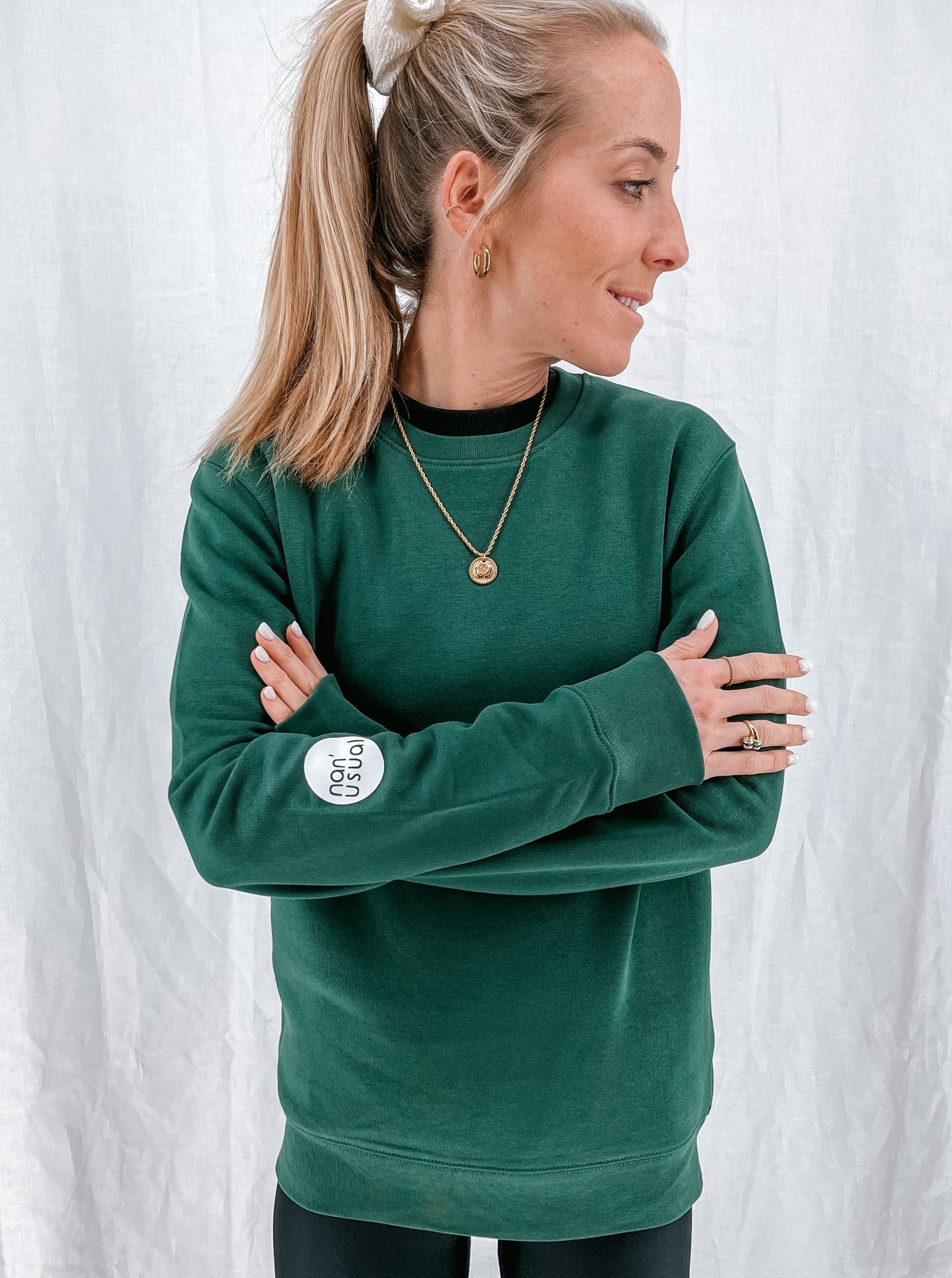 Unisex Pullover "I have no Idea" (weisser Print)