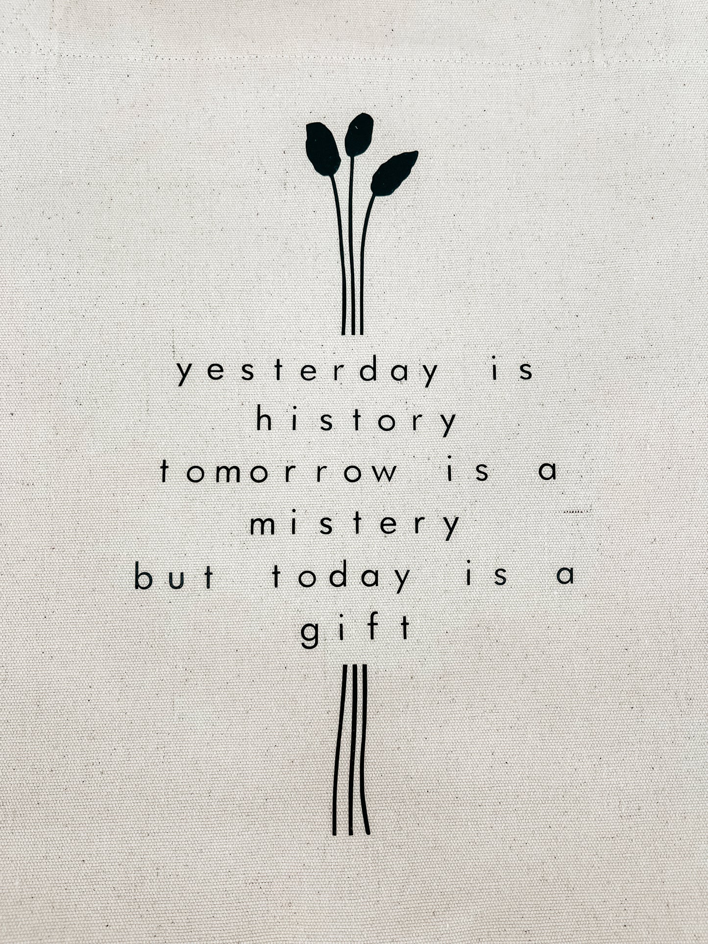 Stofftasche “today is a gift“
