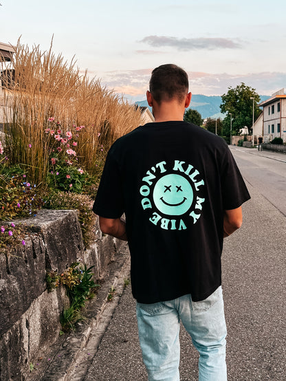 Unisex Relaxed T-Shirt “don’t kill my vibe” (Print ist Mint)